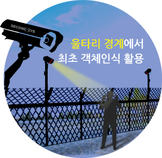 울타리 경계에서 최초 객체인식 활용